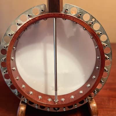 OME Grubstake five string banjo 1973 - Mahogany image 4