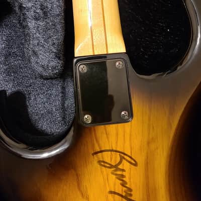 Rick Turner Custom Piezo Fretless Clear Burst image 12