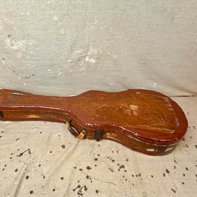 Vintage Gibson (Lifton) Les Paul 5 Latch Case Brown with Pink Interior 1950's image 3