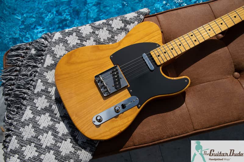 Fender TL52-78US - '52 Telecaster Reissue - Vintage Natural - Premium Ash Body w US Vintage Reissue PU's - Pro Set Up w Perfect Frets/Action/Intonation! image 1