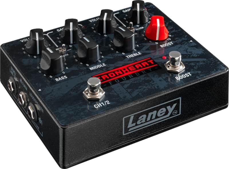 Laney Foundry Series Ironheart Loudpedal, 60W 2 Channel Floor Amplifier image 1