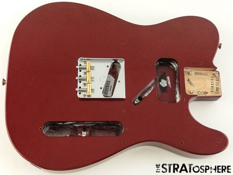 Fender American Performer Humbucker Telecaster Tele BODY+HARDWARE USA Aubergine image 1