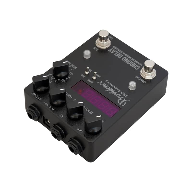 Providence Chrono Delay Pedal (30th Anniversary Black Edition