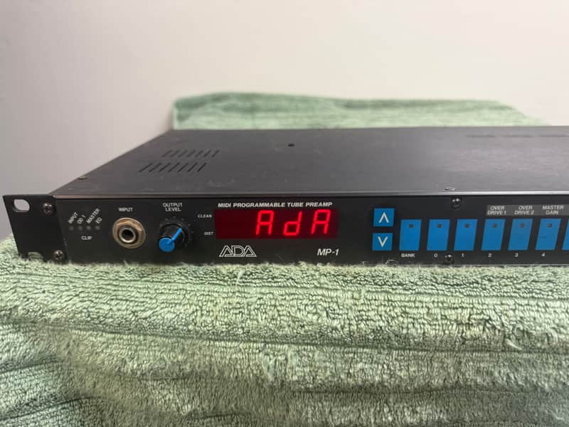 A/DA MP-1 Guitar Preamp and MC1 MIDI Controller 1990s - Black image 1