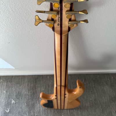 Conklin custom 7 string bass 1998 with Bartolini pickups and piezo bridge image 17