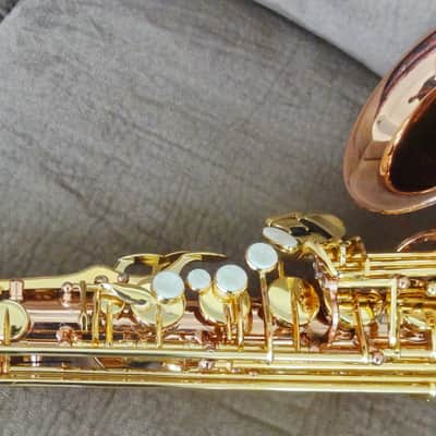 Monique Pro Series Alto Saxophone (SELMER/BUFFET CLONE) 1990s - Copper & Brass image 25