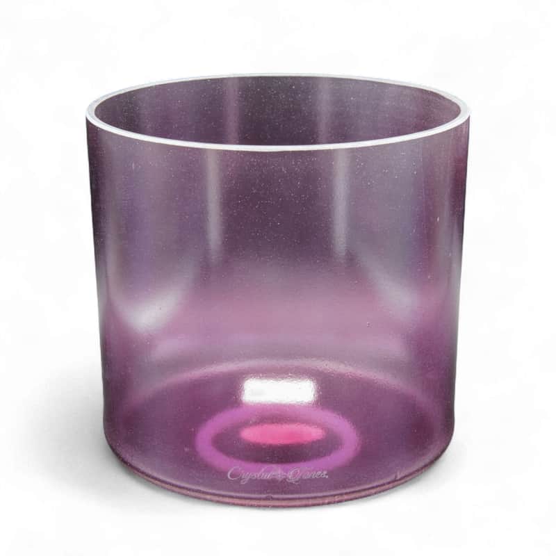Crystal Tones 7" Lavender Aura Gold Quartz Crystal Singing Bowl (G#4+5) image 1