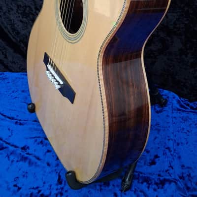 2024 Darren Hippner Handmade OM Steel String – Brand New Old Stock – Indian Rosewood & Sitka Spruce image 10