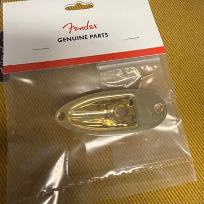 005-3274-049 Genuine Fender Strat Jack Ferrule Cover Plate Jackplate Deluxe Player Series Guitar
