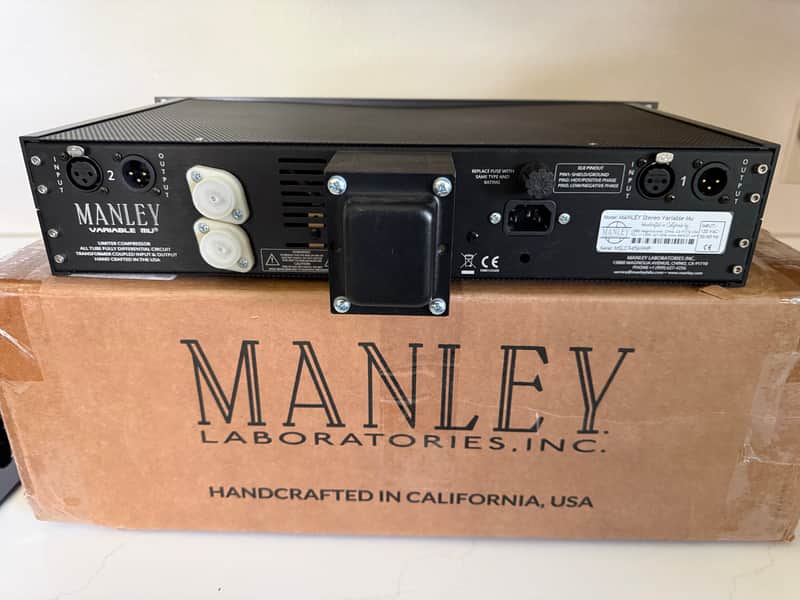 Manley Labs Variable MU Stereo Tube Compressor Limiter with High-Pass Filter 2020s - Purple image 1