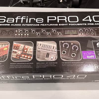 Focusrite Saffire Pro 40 Firewire Audio Interface 2010s - Black image 3