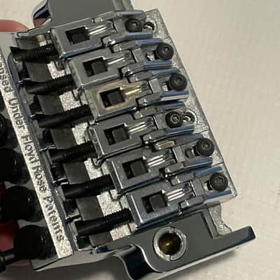 1990's Japan Ibanez S & RG Series Chrome Original Edge Floyd Rose Tremolo Bridge Set image 21
