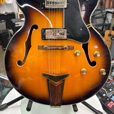 Ventura V1300 Archtop Electric Guitar 1960s Sunburst Japan No Case image 2