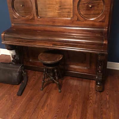 1890-1990 Mason & Risch Upright Piano (First 600 Serial Number) image 1