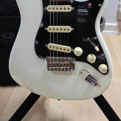 Fender American Stratocaster BRAND NEW Performer Olympic White Rosewood Pro USA Strat Electric Guitar image 13