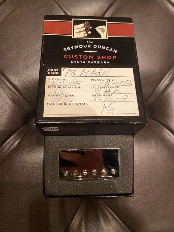 Seymour Duncan Custom Shop ‘78 Model Trembucker 2021 - Chrome cover image 1