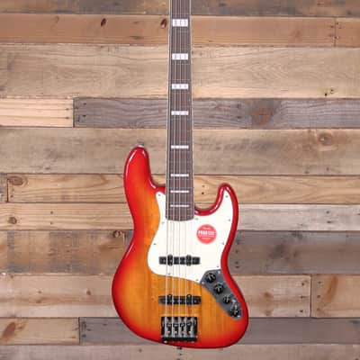 Squier Classic Vibe Active '70s Jazz Bass V Sienna Sunburst image 4