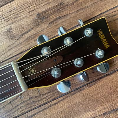 1970s Yamaha FG-401 Acoustic Dreadnought Guitar MIJ Orange Label Nippon Factory w/ HSC martin guild image 9