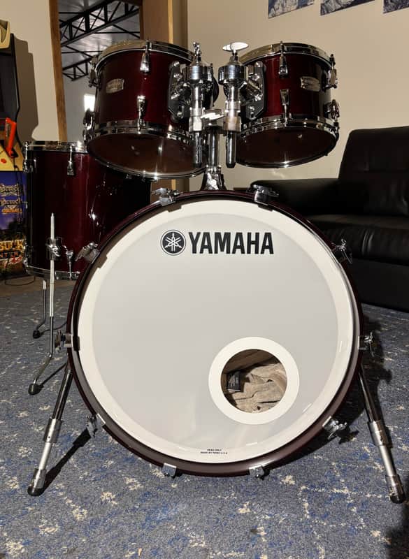 Yamaha AM2F40J Absolute Hybrid Maple 10x7/12x8/16x15/22x14” 4pc Shell Pack 2014 - Present - Classic Walnut image 1