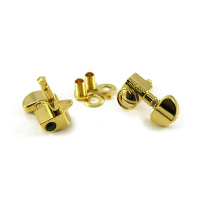 Original Rotomatic 3 Aside 14:1 Gear Ratio Tuning Machines-Gold image 1