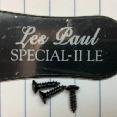 2018 Epiphone Les Paul Special II Electric Guitar Truss Rod Cover With Screws image 1