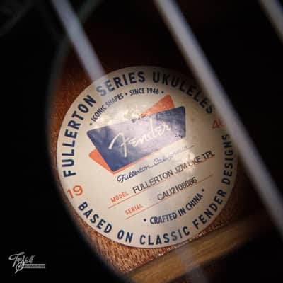 Fender Fullerton Series JZM Jazzmaster Ukulele Lake Placid Blue 2021 image 3