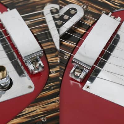 Framus Strato Super 5/155-52 Vintage Germany Electric Guitar 1967 Red - WOW! image 21