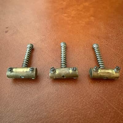 Original Vintage 1953 Fender Telecaster Saddles image 1