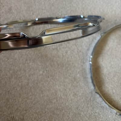 10” 6 Lug Gretsch USA Custom? Triple Flange Hoops + 14” 10 Lug Triple Flange Snare Hoops image 2