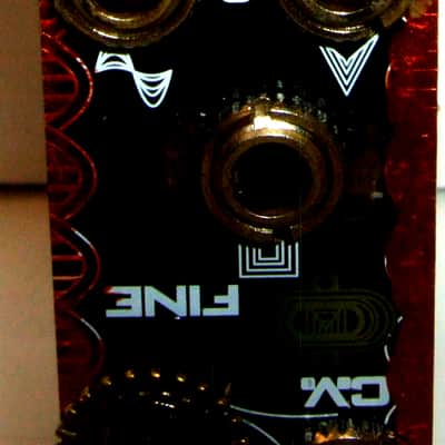 zlob Modular Steampunk Dual VCO -4hp 2026 mint+ - white/black & bronze image 6