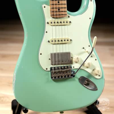 Xotic XSC-2 Swamp Ash HSS S-Style w/ Roasted Flame Maple Neck – Surf Green image 3