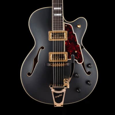 Pre-Owned D’Angelico Deluxe DLX-175 Hollow Body Matte Midnight With OHSC image 1