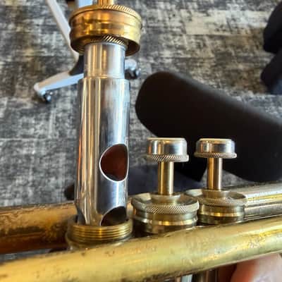 King Liberty 2B Trumpet 1945-1946 - rebuilt valves! image 11