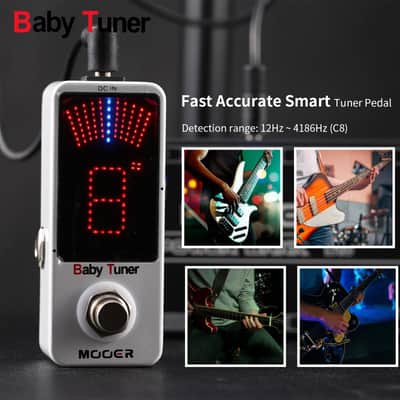 MOOER Tuner Pedal, Baby Tuner Guitar Pedal Mute Function Micro Tuner Tuning Pedal for Electric Instruments Electro-Acoustic Instruments image 4