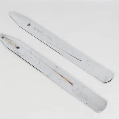 1970s Vintage Fender 14" Tilt Back Legs Chrome 2 Piece image 1