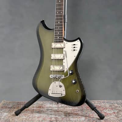 Novo Guitars Voltur B6 Baritone - 2025 - Green Burst. New - (Authorized Dealer) imagen 6
