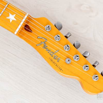 2006 Fender Telecaster ‘52 Vintage Reissue TL52-118BTX Butterscotch w/ Bigsby & Custom Inlay, Japan CIJ image 4