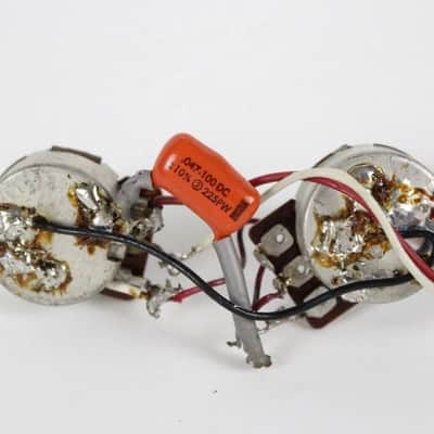 1986 Vintage Fender Precision/Jazz/Telecaster Bass POTs with Knobs 1980s USA image 2