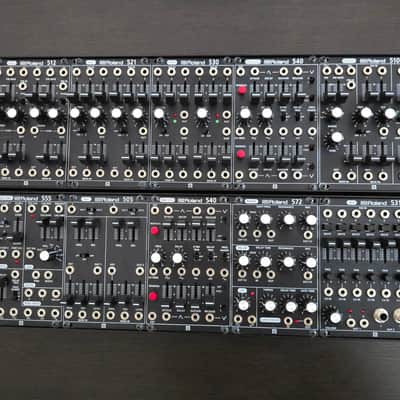 Roland System-500 Eurorack Synthesizer Complete Set 2016 - Present - Black image 6