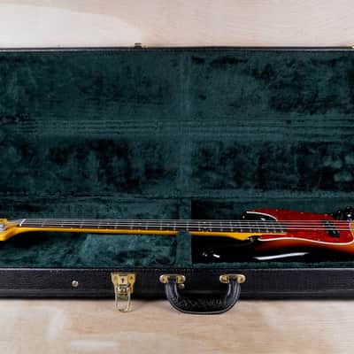 Fender JB-62 Jazz Bass '62 Reissue MIJ 1994 Sunburst Japan w/ Hard Case image 2