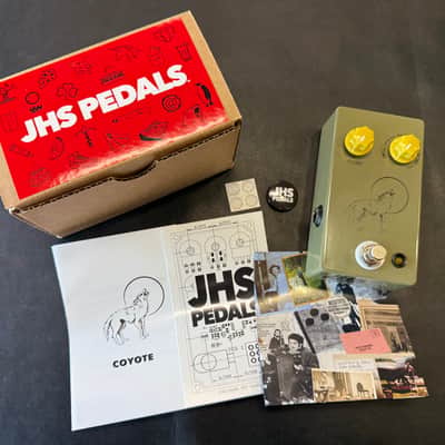 JHS Coyote Fuzz Pedal -3 Effects in one. 2026 - Olive- New! image 1