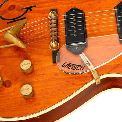Gretsch Custom Shop Chad Henrichsen G6121-CS P90 Relic Vintage Orange #UC24053723 image 6