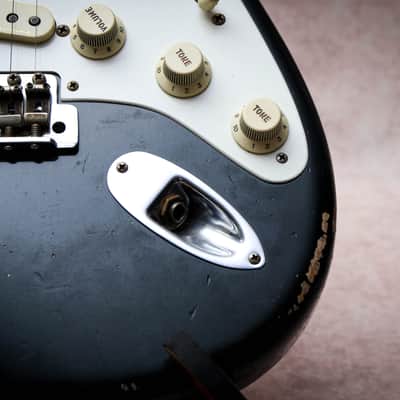 FENDER USA CS Mastertbuilt 56' Reissue Active Stratocaster Relic * Todd Krause "Faded British Racing Green" (2022) image 10