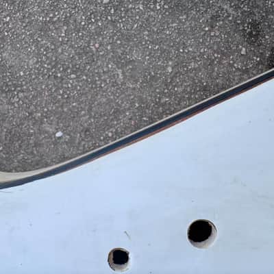 White HH Basswood Warlock Style Guitar Body image 7