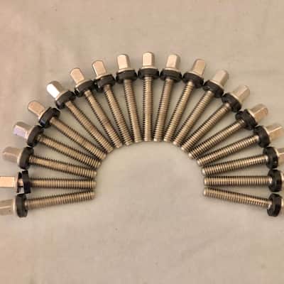 (19) Pearl 1 & 3/4” Stainless Steel Tension Rods for Snare Drum, Tom, Standard 24 Thread image 1