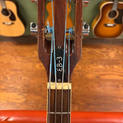 1971 Gibson EB-3 with Slotted Headstock Cherry image 18