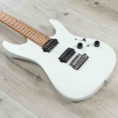 Ibanez AZ2402 Prestige Guitar, S-Tech Roasted Maple Fretboard, Pearl White Flat image 1