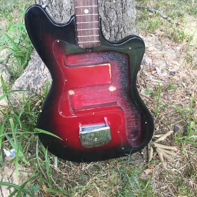 Vintage Japanese-Built, American Jewel Electric Guitar in Cherry Burst image 6