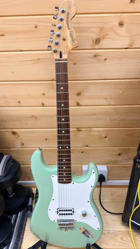 Squier Tom DeLonge Stratocaster 2001 - 2003 - Green image 1