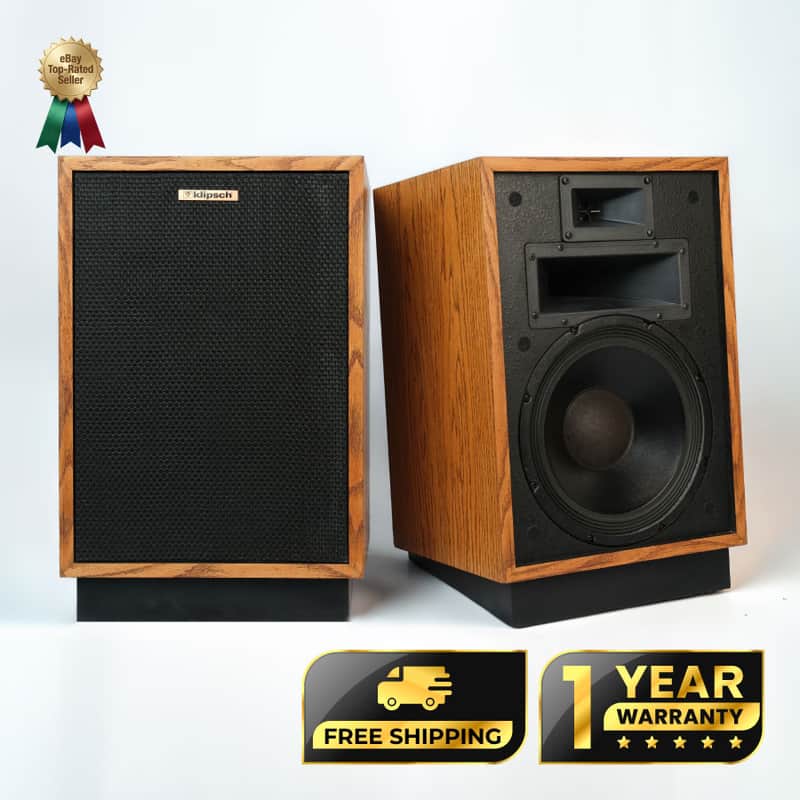 KLIPSCH HERESY II Vintage Speakers - Professionally Restored 1-Year Warranty image 1